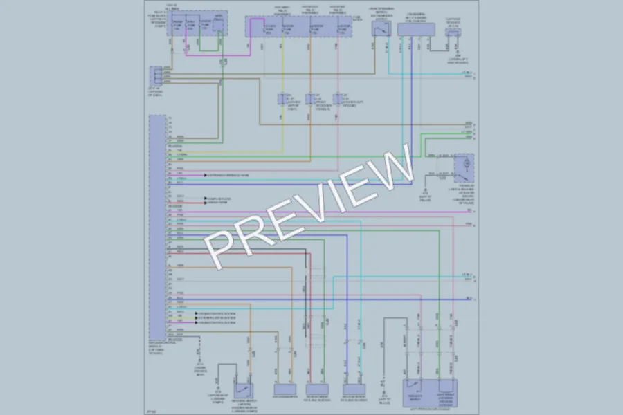 2012 Mazda 3 Power Door Locks wiring diagram preview