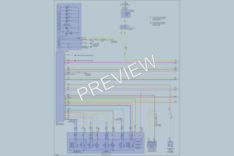 2012 Mazda 3 Transmission wiring diagram preview