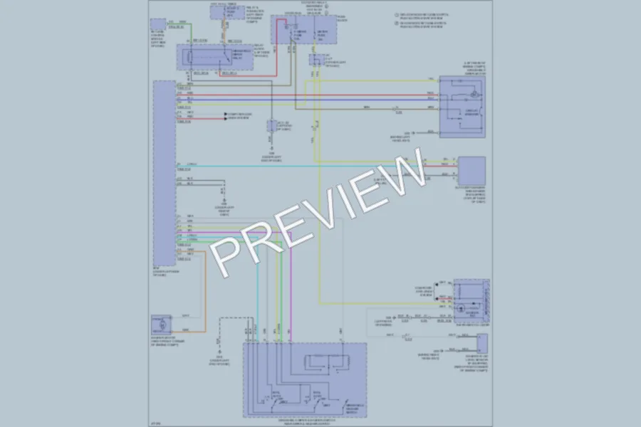 2012 Mazda 3 Wiper Washer wiring diagram preview