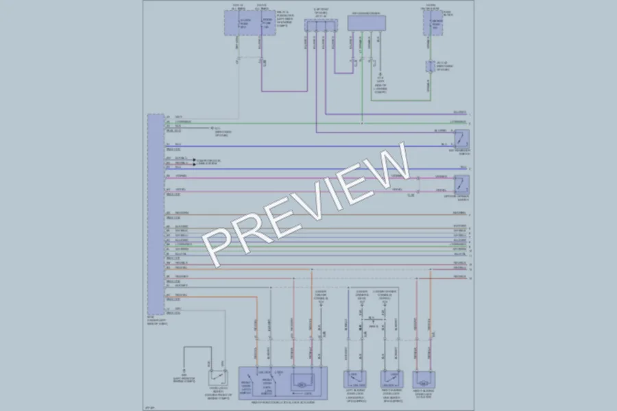 2012 Mazda 5 Anti Theft wiring diagram preview