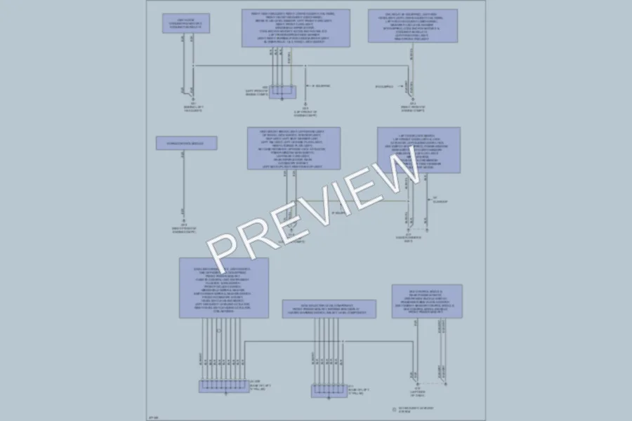 2012 Mazda 5 Ground Distribution wiring diagram preview