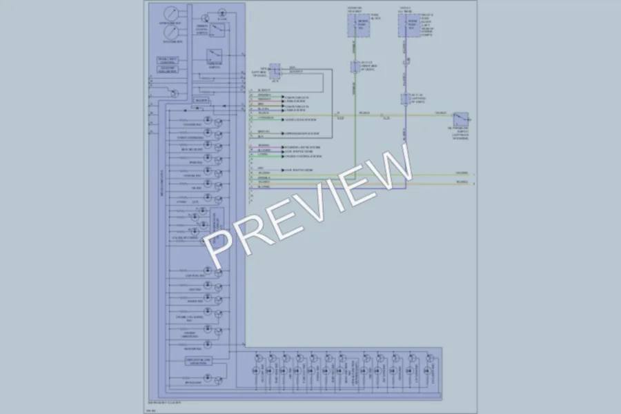 2012 Mazda 5 Instrument Cluster wiring diagram preview