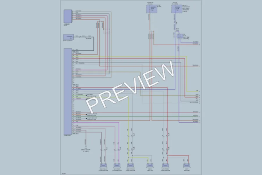 2012 Mazda 5 Radio wiring diagram preview
