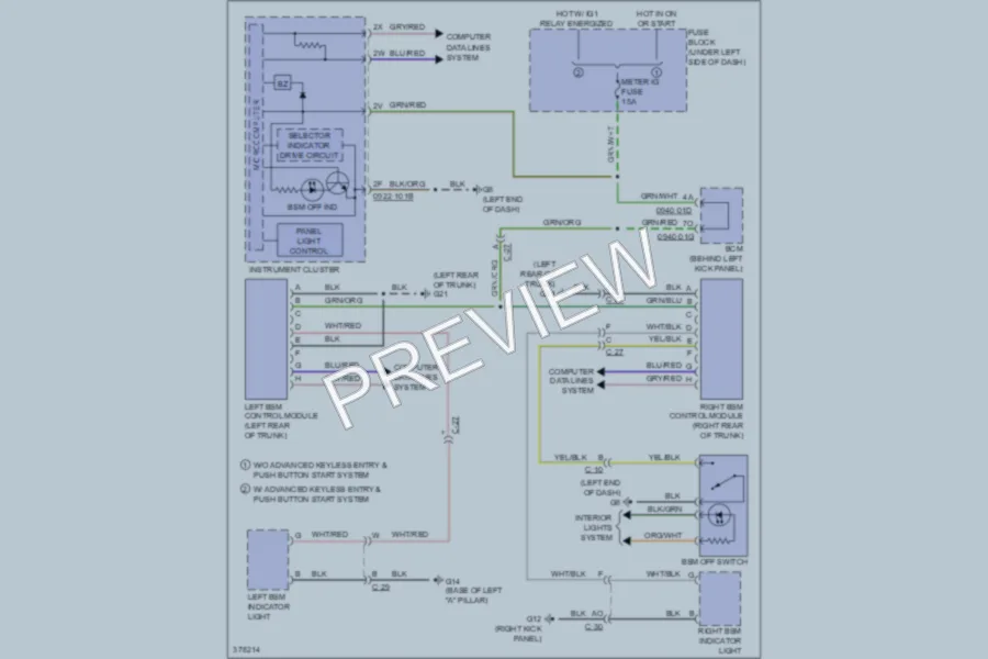 2012 Mazda 6 Navigation wiring diagram preview