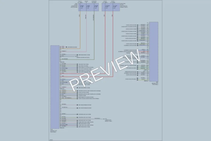 2012 Mazda CX7 Body Control Modules wiring diagram preview