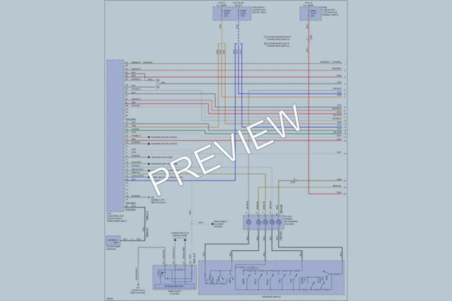 2012 Mazda CX7 Radio wiring diagram preview