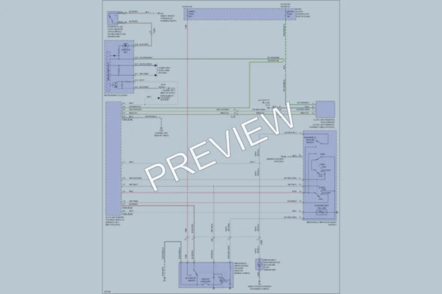 2012 Mazda CX7 Wiper Washer wiring diagram preview