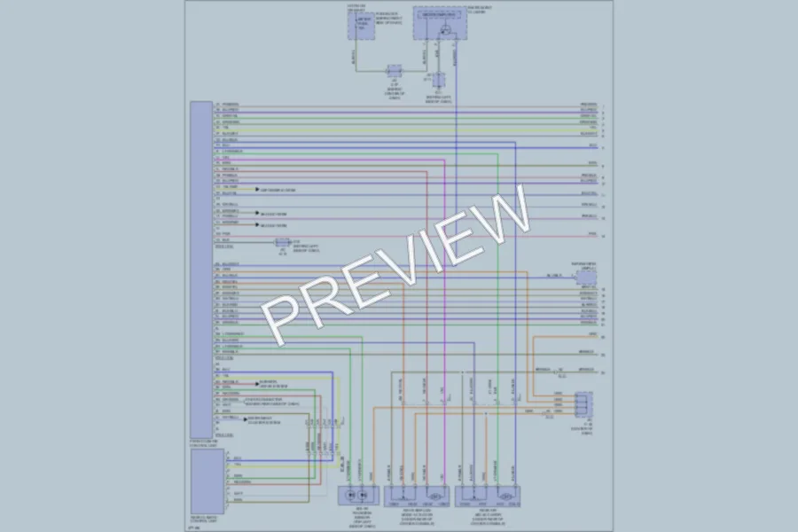 2012 Mazda CX9 Air Conditioning wiring diagram preview