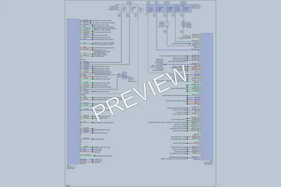2012 Mazda CX9 Body Control Modules wiring diagram preview