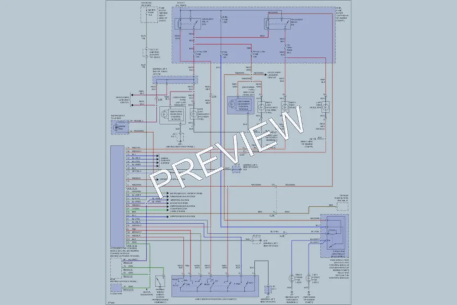 2012 Mazda CX9 Headlights wiring diagram preview