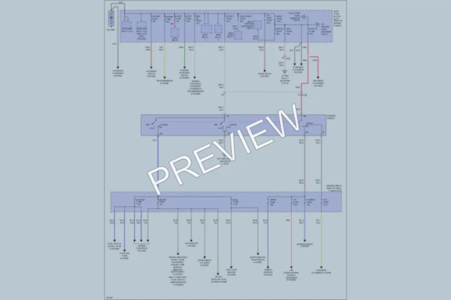 2012 Mazda CX9 Power Distribution wiring diagram preview