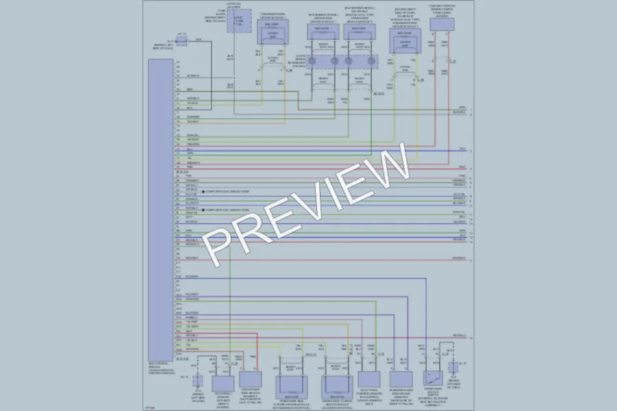 2012 Mazda CX9 Supplemental Restraints wiring diagram preview