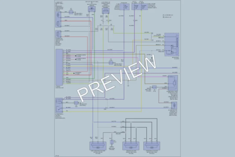 2012 Mazda MX5Miata Air Conditioning wiring diagram preview
