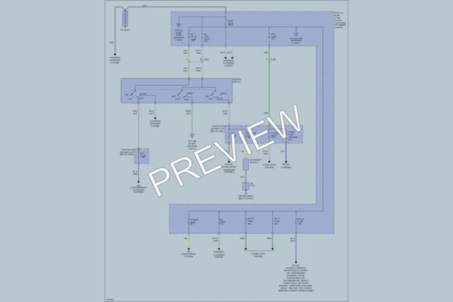 2012 Mazda MX5Miata Power Distribution wiring diagram preview