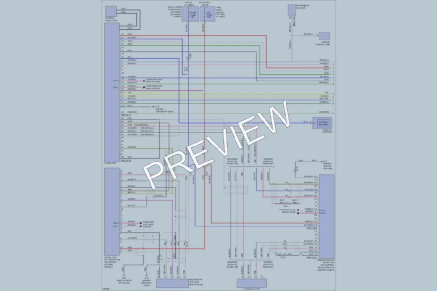 2012 Mazda MX5Miata Radio wiring diagram preview