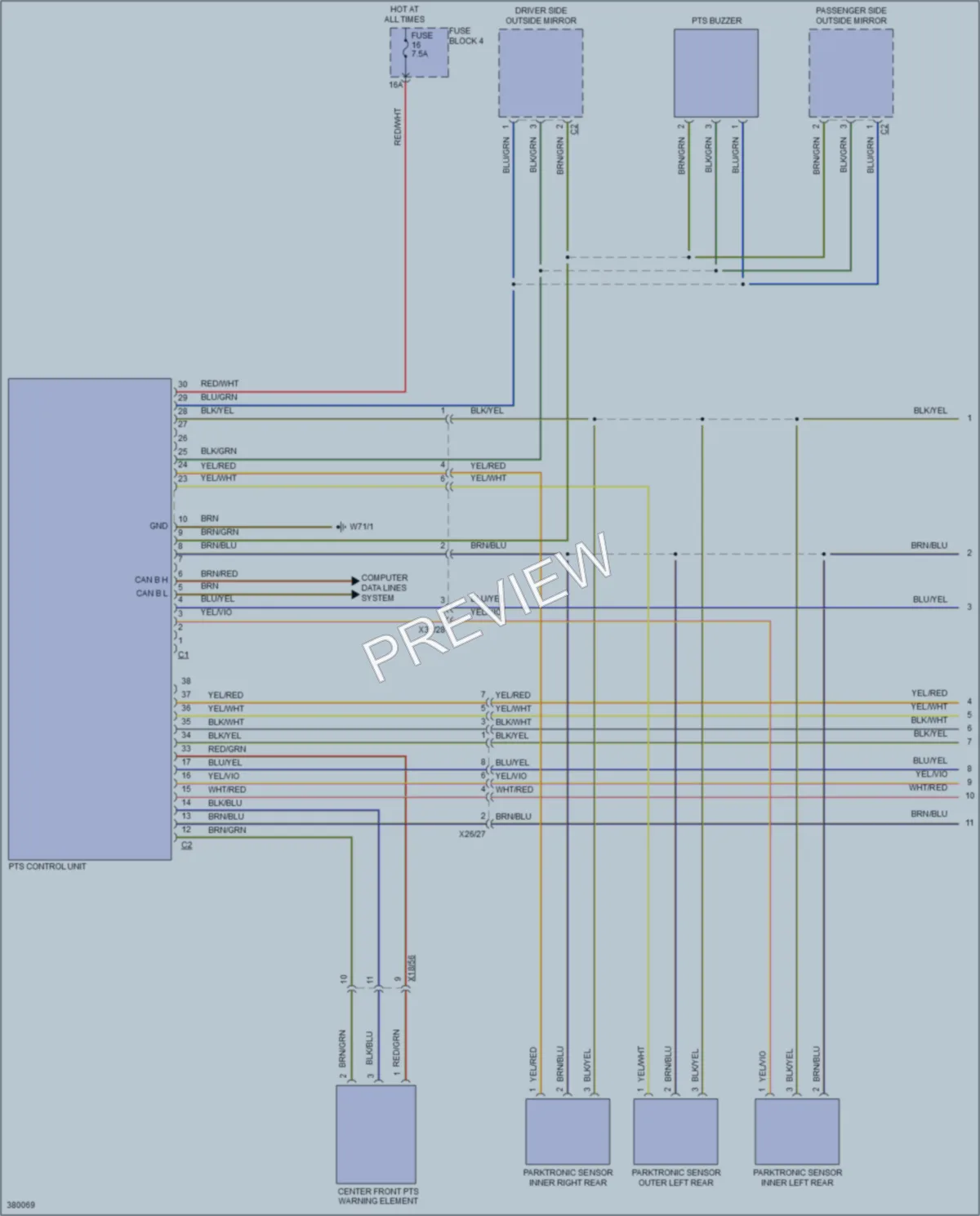 2012 MercedesBenz 2500Sprinter Navigation wiring diagram preview