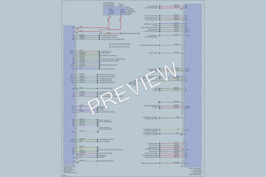 2012 MercedesBenz C300 Body Control Modules wiring diagram preview