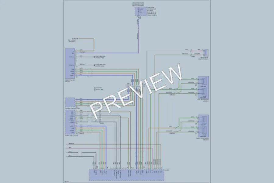 2012 MercedesBenz C350 Radio wiring diagram preview