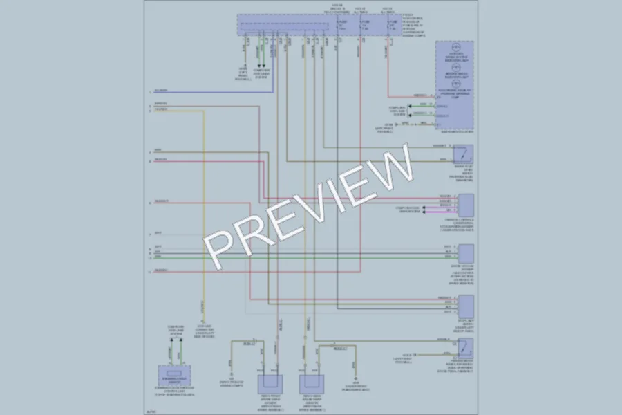2012 MercedesBenz CLS550 Anti Lock Brakes wiring diagram preview