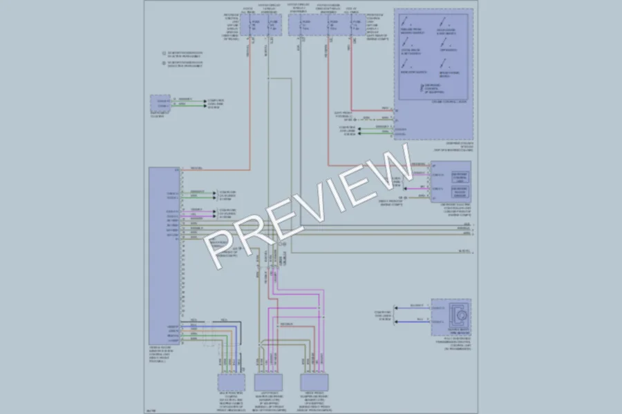 2012 MercedesBenz CLS550 Cruise Control wiring diagram preview