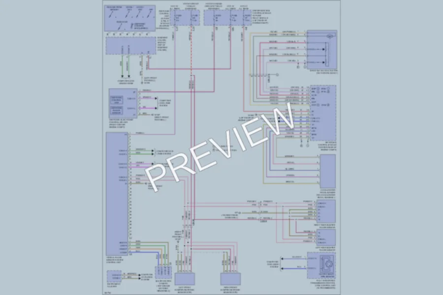 2012 MercedesBenz E350 Cruise Control wiring diagram preview