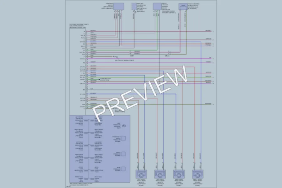 2012 MercedesBenz E350BLUETEC Anti Lock Brakes wiring diagram preview