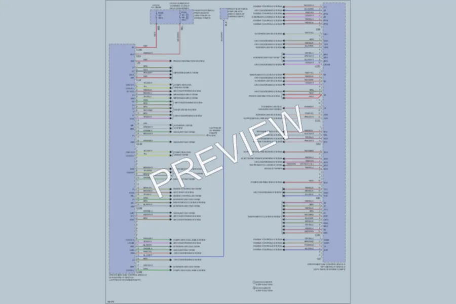 2012 MercedesBenz E550 Body Control Modules wiring diagram preview