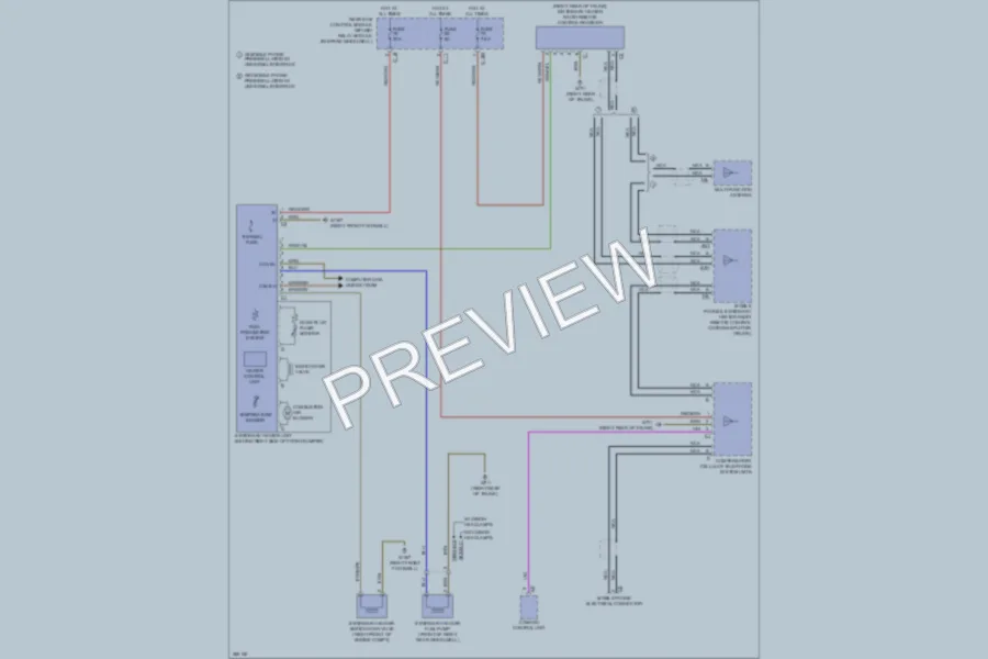 2012 MercedesBenz E550 Engine Accessories wiring diagram preview