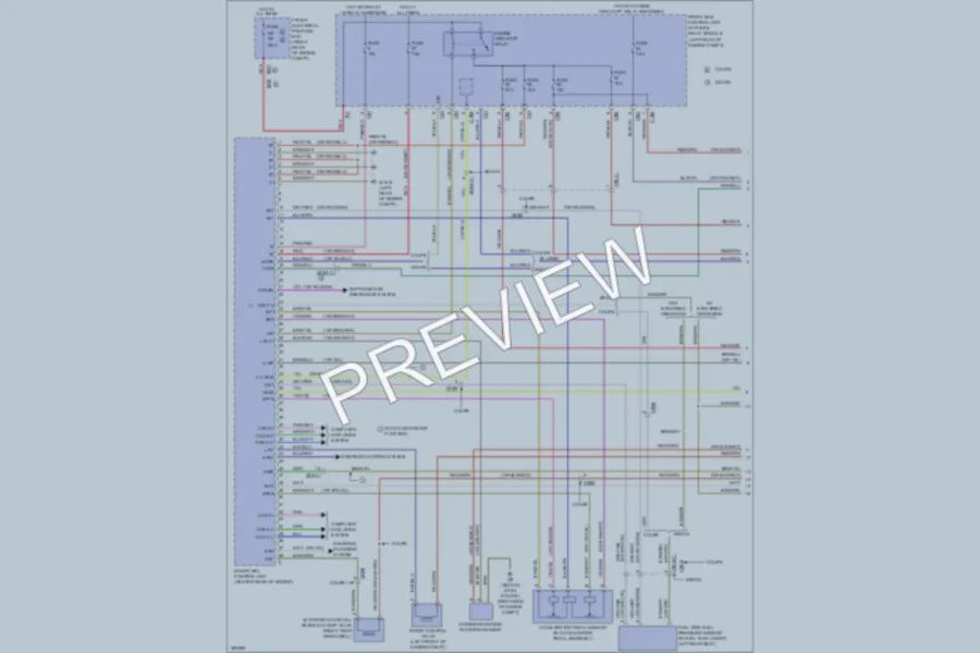 2012 MercedesBenz E550 Engine Performance wiring diagram preview