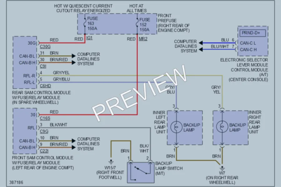 2012 MercedesBenz E550 Exterior Lights wiring diagram preview