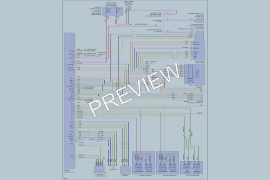 2012 MercedesBenz E550 Radio wiring diagram preview