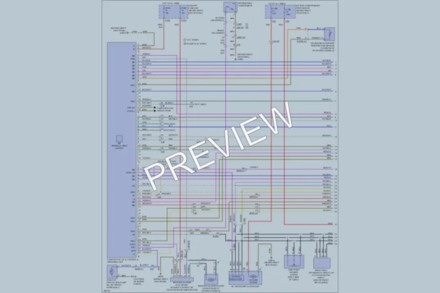 2012 MercedesBenz GL350BLUETEC Air Conditioning wiring diagram preview