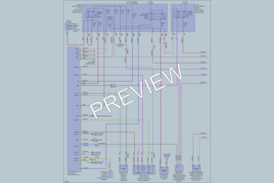 2012 MercedesBenz GL350BLUETEC Engine Performance wiring diagram preview