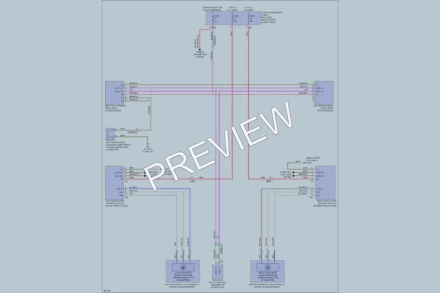 2012 MercedesBenz GL350BLUETEC Navigation wiring diagram preview