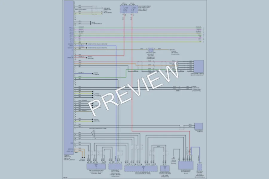 2012 MercedesBenz GL350BLUETEC Radio wiring diagram preview
