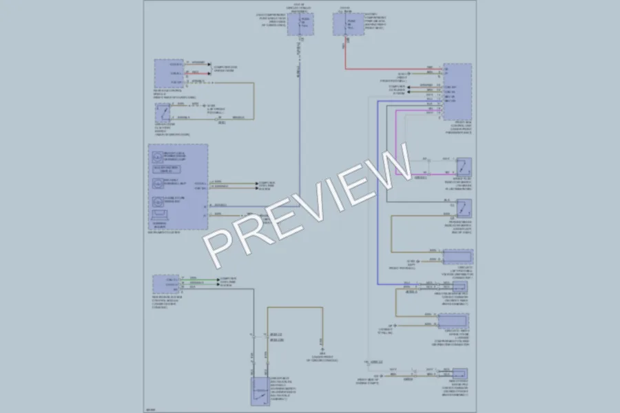 2012 MercedesBenz GL350BLUETEC Warning Systems wiring diagram preview