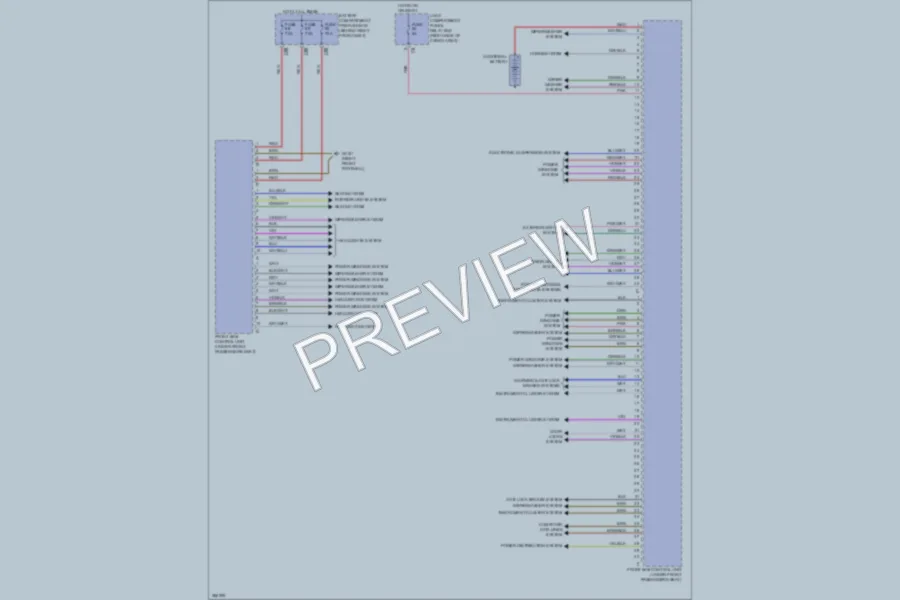 2012 MercedesBenz GL450 Body Control Modules wiring diagram preview