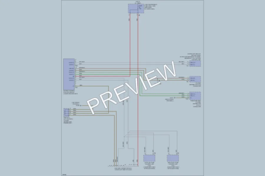 2012 MercedesBenz GL450 Computer Data Lines wiring diagram preview