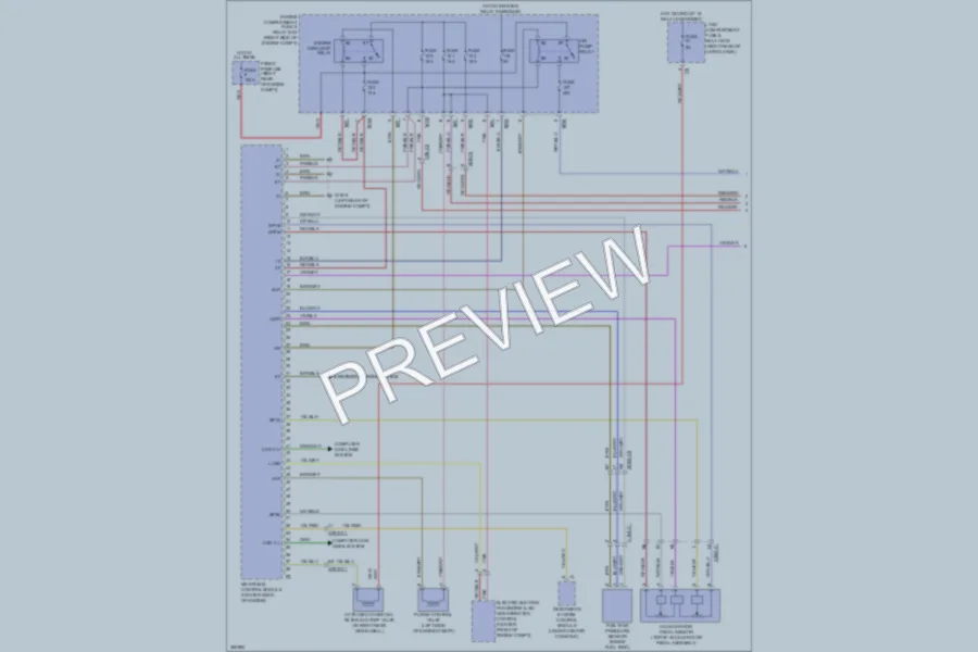 2012 MercedesBenz GL450 Engine Performance wiring diagram preview