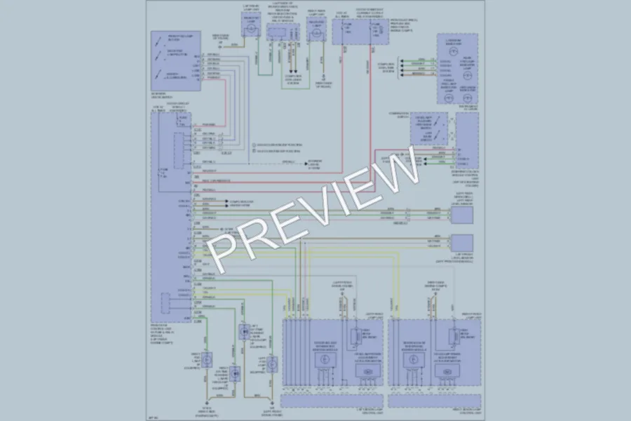 2012 MercedesBenz GLK350 Headlights wiring diagram preview