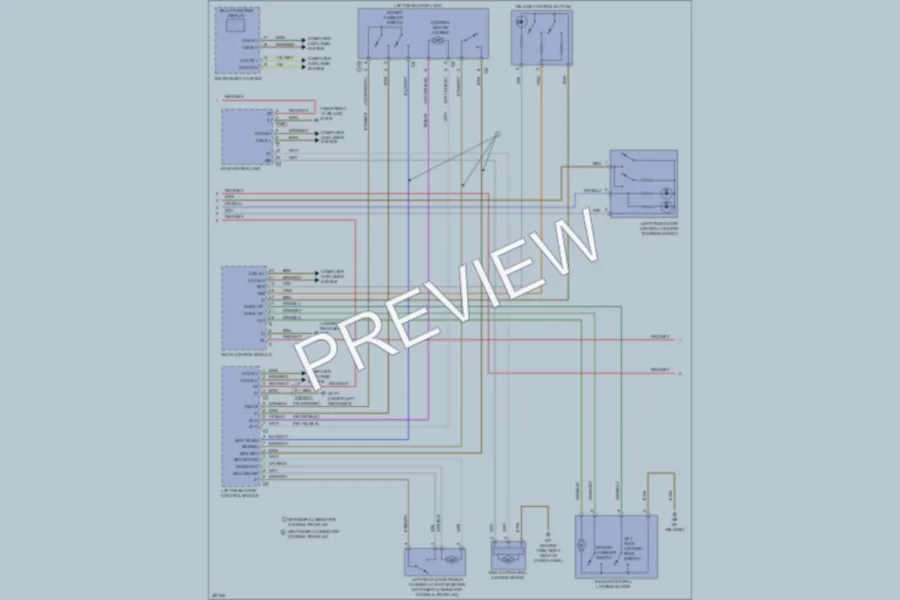 2012 MercedesBenz ML350 Anti Theft wiring diagram preview