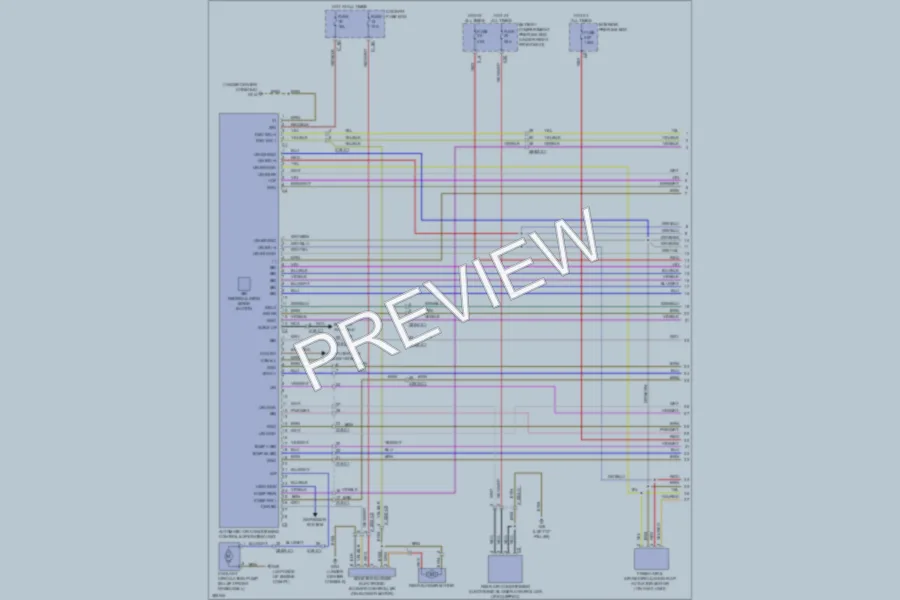 2012 MercedesBenz ML350BLUETEC Air Conditioning wiring diagram preview