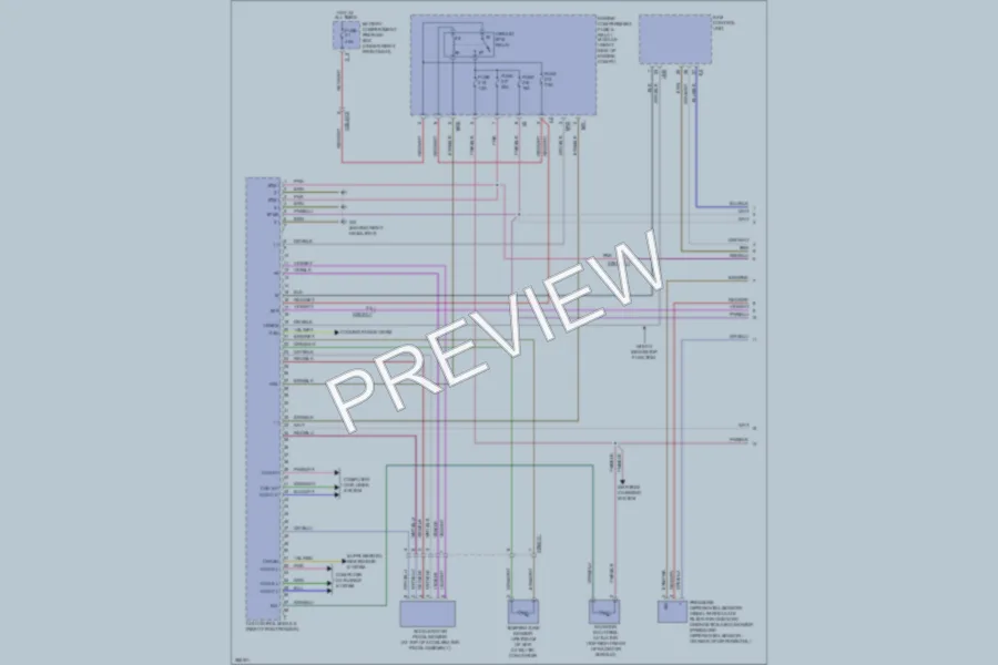2012 MercedesBenz ML350BLUETEC Engine Performance wiring diagram preview