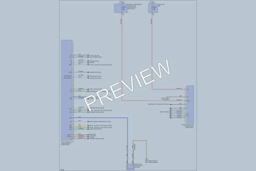 2012 MercedesBenz ML550 Body Control Modules wiring diagram preview