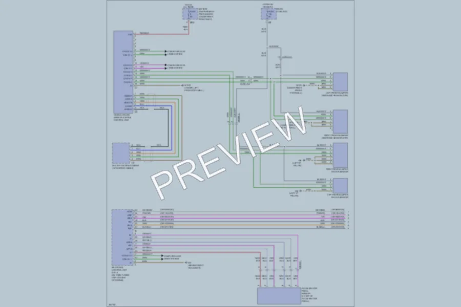2012 MercedesBenz ML550 Cruise Control wiring diagram preview