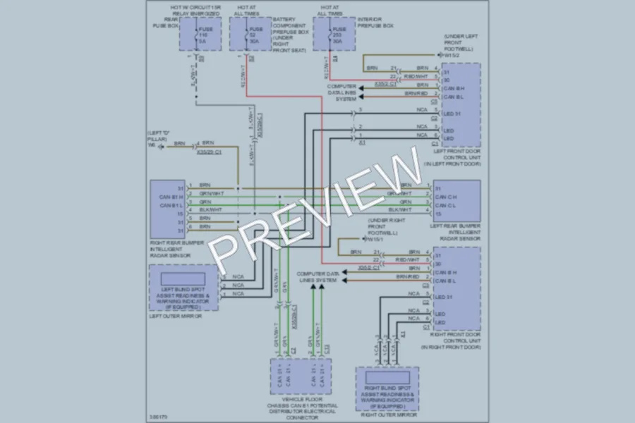 2012 MercedesBenz ML550 Navigation wiring diagram preview