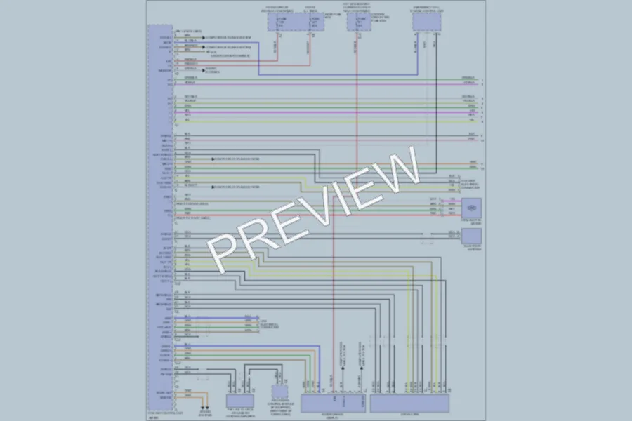 2012 MercedesBenz ML550 Radio wiring diagram preview
