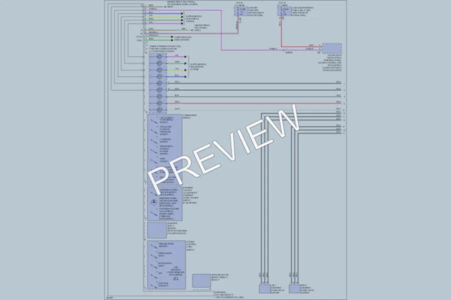 2012 MercedesBenz R350 Electronic Power Steering wiring diagram preview