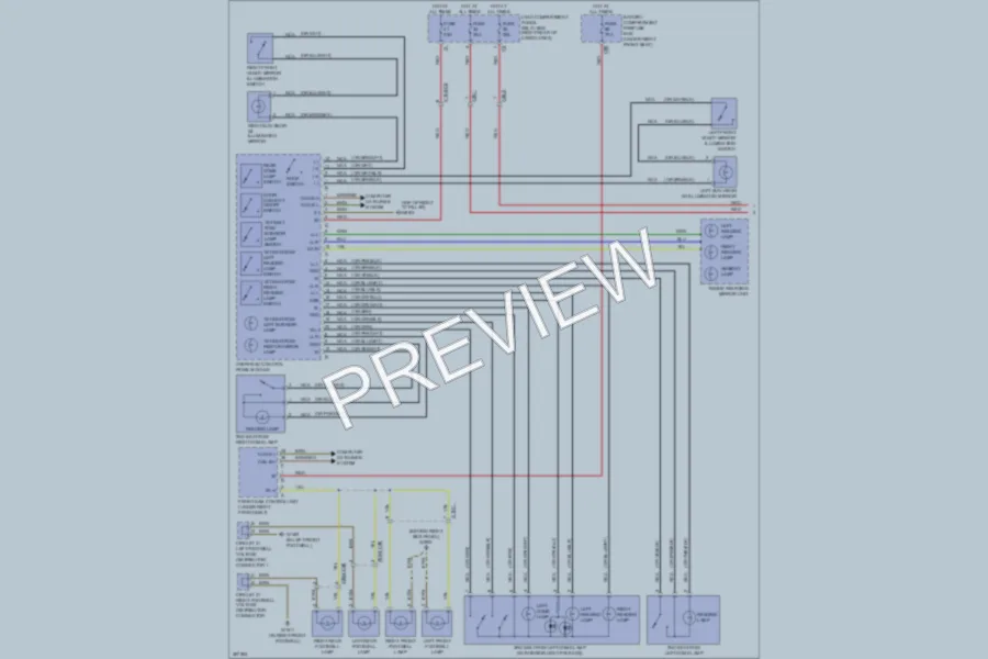 2012 MercedesBenz R350 Interior Lights wiring diagram preview