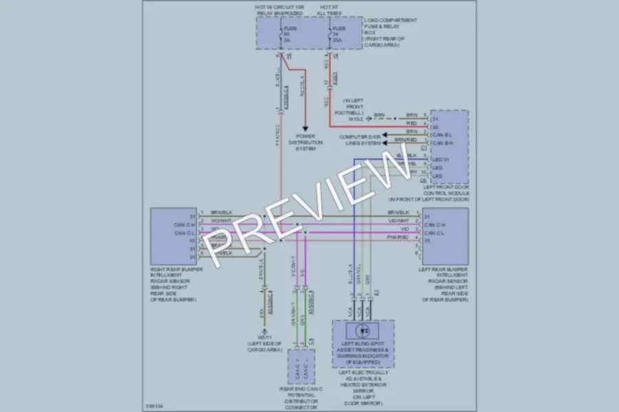 2012 MercedesBenz R350 Navigation wiring diagram preview